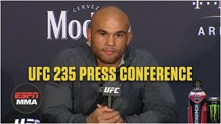 Robbie Lawler UFC 235 Postfight Press Conference  ESPN MMA [upl. by Asseralc]