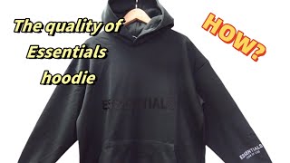 Hows the Quality of ESSENTIALS Hoodies [upl. by Notirb40]