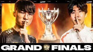 WORLDS GRAND FINALS  THESHY VS FAKER  T1 VS WBG  CAEDREL [upl. by Akiaki906]