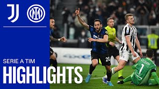 JUVENTUS 01 INTER 💪🏻😍 HIGHLIGHTS  SERIE A 2122 ⚫🔵 [upl. by Alberik]