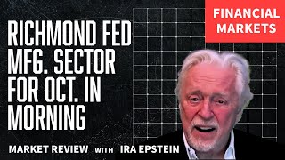 Financial Markets Richmond Fed Mfg Sector for Oct in Morning Ira Epsteins Video 10 21 2024 [upl. by Millburn]