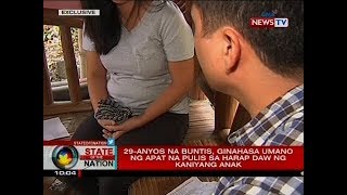 SONA 29anyos na buntis ginahasa umano ng apat na pulis sa harap daw ng kaniyang anak [upl. by Nylyaj]