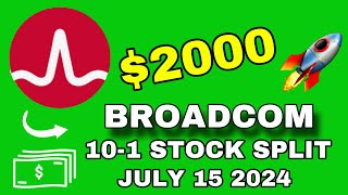 AVGO Broadcom 101 Stock Split Buy Before or After 🚀 [upl. by Zahc]