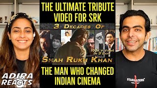 30 Years Of Shahrukh Khan Reaction Video  3 Decades Of SRK Reaction  Reaction By Foreigners [upl. by Annayr]