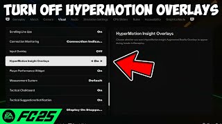 Turn On amp Off Hypermotion Insight Overlay [upl. by Placia]