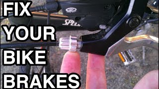 How to Adjust Your Bike Brakes the Easy Way [upl. by Witty]