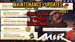 Mir4  Solid updates grabe events yan sinagad 262024 [upl. by Onifled]