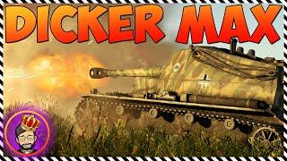 Premium DICKER MAX • 105mm German Party Bus • Enlisted • MeAdmiralStarks [upl. by Llaccm594]