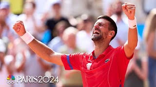 Tennis Titans Relive Novak Djokovic and Carlos Alcarazs Olympic clash  Paris Olympics [upl. by Jarvis878]