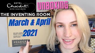 Hotel Chocolat The Inventing Room Subscription Unboxing April amp March 2021 [upl. by Llerot617]