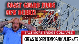 US Coast Guard Reviews Baltimore Bridge Collapse [upl. by Muire]