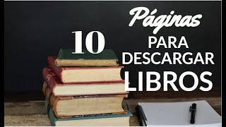 10 páginas para descargar libros GRATIS [upl. by Adnohr818]