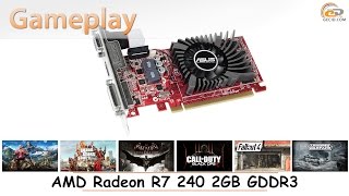 AMD Radeon R7 240 2GB GDDR3 gameplay в 17 популярных играх [upl. by Kcirdle]