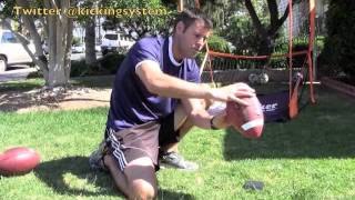 How to Hold for Field Goals  Placekicks Football [upl. by Augusta147]