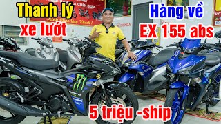 TRÙNG DƯƠNG THANH LÝ XE LƯỚT EXCITER 155 ABS MXKING LEAD AB160 SH MODE VARIO 150 NVX 155 SỐC 5 TRIỆU [upl. by Norihs]