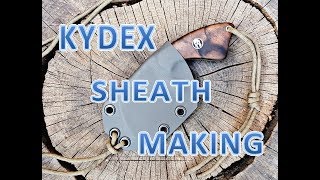 Kydex kılıf yapımı  Kydex sheath making [upl. by Vasti]