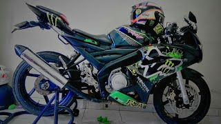 Modifikasi Vixion jadi Ninja 250 sampai New R15 [upl. by Estren]