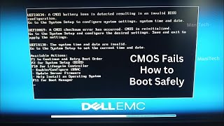 How to Boot a Dell Server When CMOS Battery Fails  StepbyStep Guide  Change BIOS Settings [upl. by Eednim]