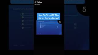 HOW TO TURN OFF HOME SCREEN MUSIC ON PS4 [upl. by Dao]