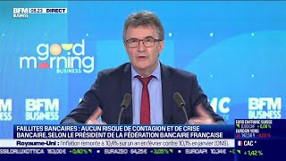 Philippe Brassac Crédit Agricole  Faillites bancaires le rôle des régulateurs pointé du doigt [upl. by Ekusoyr]