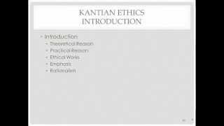 Intro to Kantian Ethics [upl. by Netsrak777]