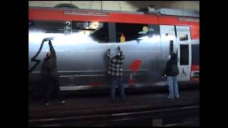 Graffiti Train Bombings Zugzwang ABM CREW HD [upl. by Sivart]