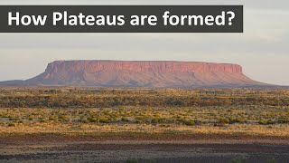 How Plateaus are formed  2 types of Plateau [upl. by Jak]