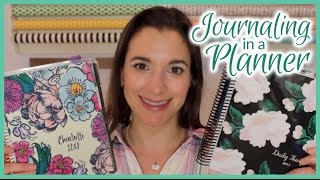 Journaling on the Daily in a Planner  Spring 2017 [upl. by Adena]