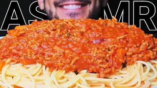 ASMR SPAGHETTI BOLOGNESE PASTA EATING SOUNDS NO TALKING MUKBANG [upl. by Gibb]