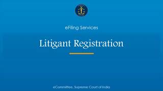 4 New user registration by Litigant [upl. by Eicart545]