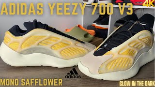 Adidas Yeezy 700 V3 Mono Safflower On Feet Review [upl. by Odiug]