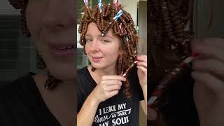 I put 300 PAPER straws in my hair and these are the results 🥲 hairstyle longhair [upl. by Dari]