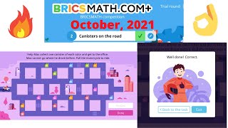 Canisters on the road solution  BRICSMATH 2021 trial round 2nd task [upl. by Annabel]