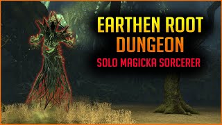 Solo Earthen Heart Enclave Dungeon with Magicka Sorcerer  ESO Elder Scrolls Online [upl. by Niraa760]