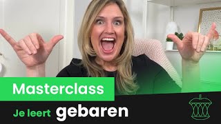 Leer gebaren🤏🤙🤟 Het Klokhuis Masterclass [upl. by Bria832]