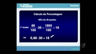 Razão Proporção Regra de Três e Porcentagem Aula 3  Módulo V [upl. by Aderb]