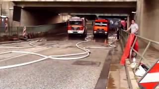 Unwetter über Hamburg  Feuerwehren im Dauereinsatz 060611 HauptVideo [upl. by Newhall]