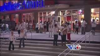 June 19 2013  WSVN 7  Dead Wrong Miami Heat Fans Leave Early in Game 6 of the Finals [upl. by Micky461]