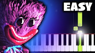 CG5  Sleep Well Poppy Playtime Chapter 3  EASY Piano Tutorial [upl. by Kesley449]