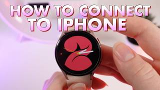 FINALLY How to Connect Galaxy Watch 4 with iPhone using Merge App  2023 [upl. by Nyllek]