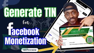 How To Get Tax Identification Number In Nigeria For Facebook Monetization amp Other Uses [upl. by Romeo]