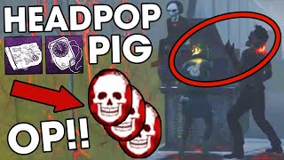 TRIPLE Headpop Pig  Dead By Daylight CMWinter [upl. by Eyr552]