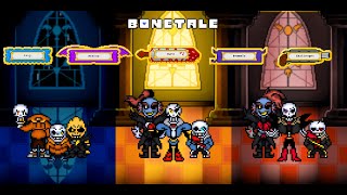 Bonetale 15 Beta Disbelief Papyrus Full Walkthrough All levelsAll Challenges [upl. by Cameron]