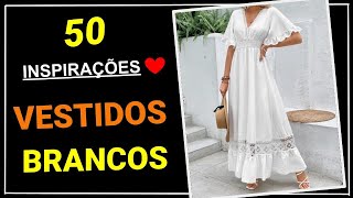 50 Vestidos Brancos para Passar o Réveillon  Dicas de Moda Feminina e Tendências 💖 [upl. by Amaras]