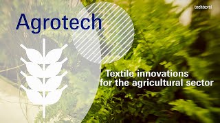 Techtextil  Application areas Agrotech [upl. by Aes344]