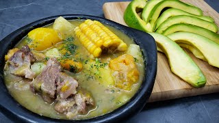 delicioso SANCOCHO colombiano al estilo de Rosita Cocina  como hacer sancocho  receta de sancocho [upl. by Nysila]