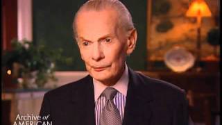 David Brinkley on the genesis of the HuntleyBrinkley Report  EMMYTVLEGENDSORG [upl. by Snehpets]