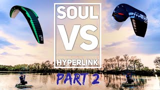 Kiteboarding Flysurfer Soul Vs Ozone Hyperlink Part 2 [upl. by Iralav]