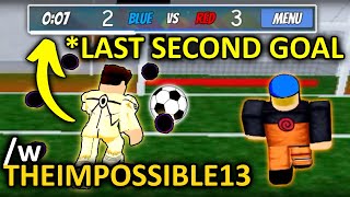 TPS Street Soccer UNBELIEVABLE COMEBACK w Crenert  Roblox TheImpossible13 [upl. by Gaudet]