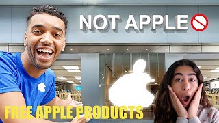 Returning FAKE IPhone 15 To Apple Store [upl. by Aibos473]